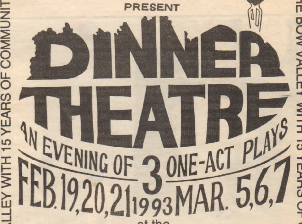 Dinner Theatre An Evening Of One Act Plays